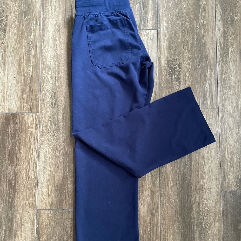 Figs navy blue scrub set